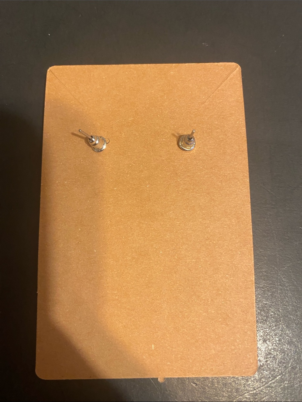 Delicate Pearl Stud Earrings - Cream/White - Picture 5 of 7